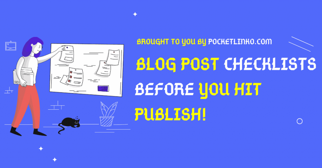 blog post checklists