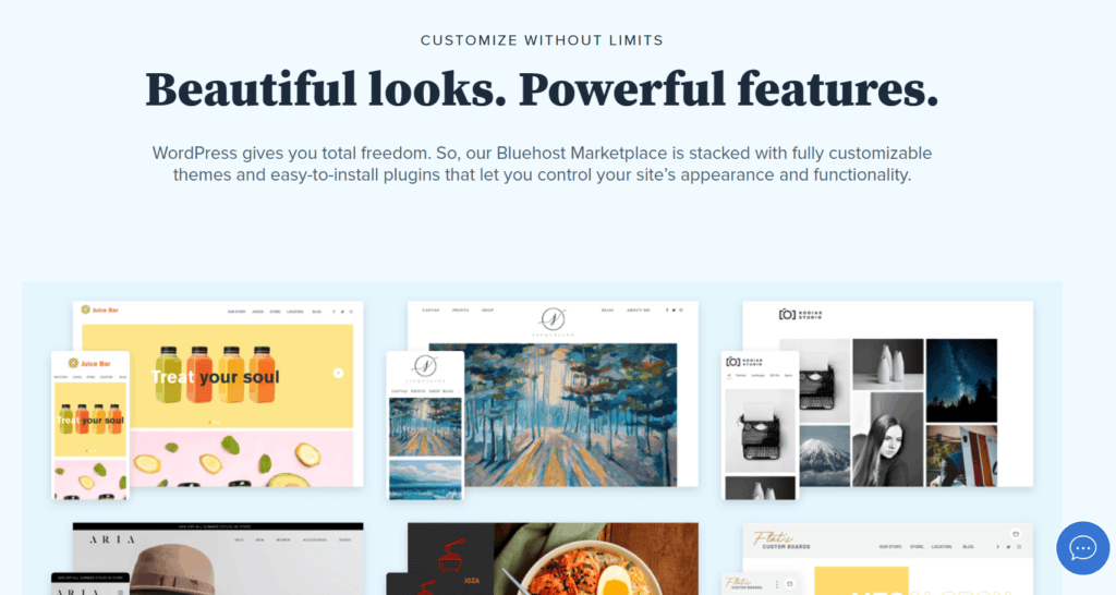 4 Best Web Hosting 100% Free Website Builder + Domains 2023 11 Bluehost website builder