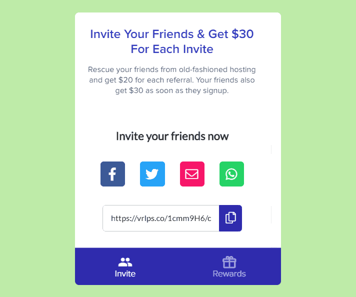 Cloudways $30 referral coupon