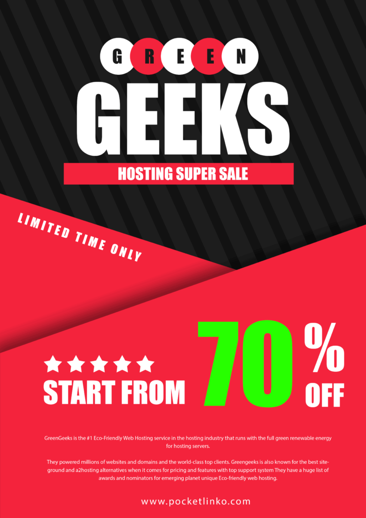 GREENGEEKS DISCOUNT BANNER