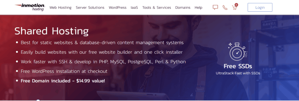 5 Best Web Hosting For Photographer's Sites & Business 2023 13 In motion hosting shared plans