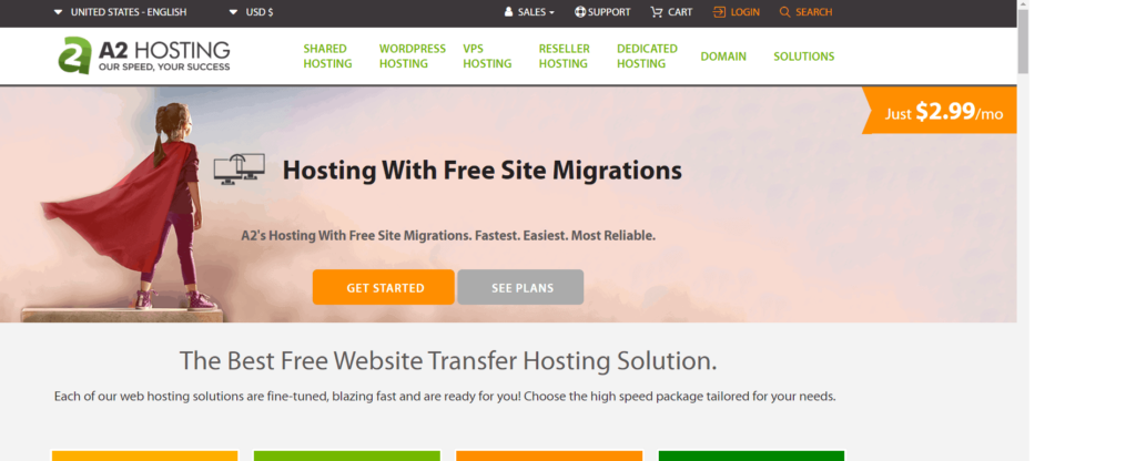 a2 hosting website migration