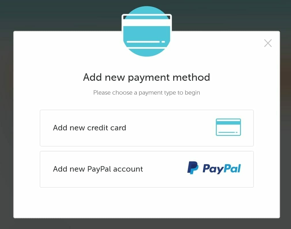 Flywheel payment modes
