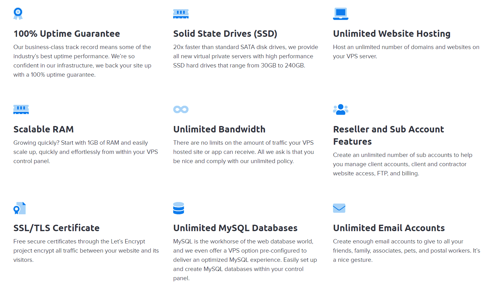 dreamhost vps features