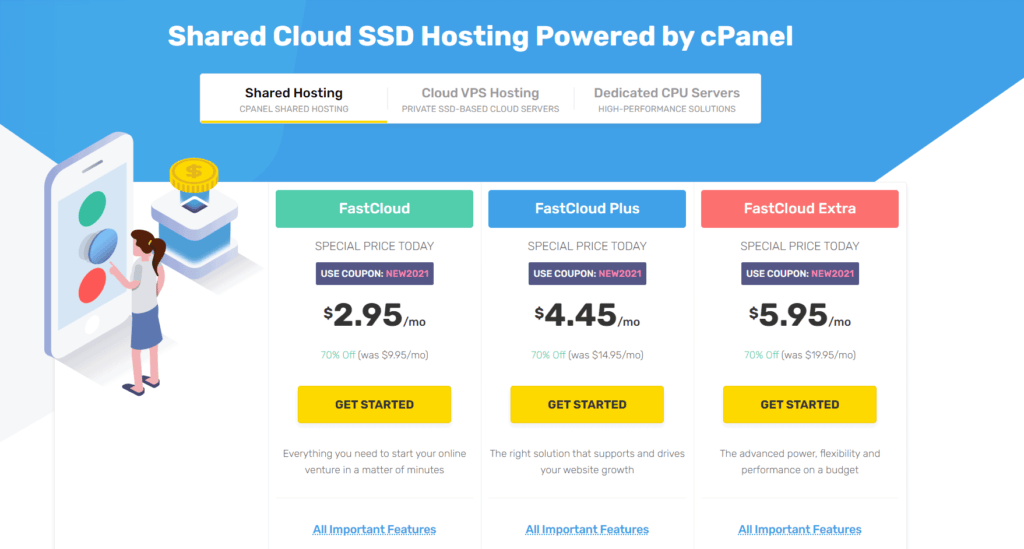 fastcomet pricing plans