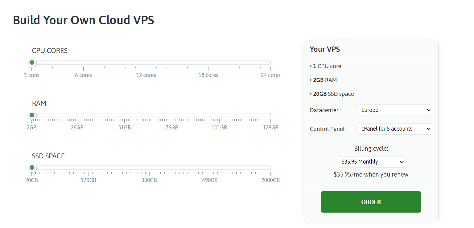 scala hosting VPS