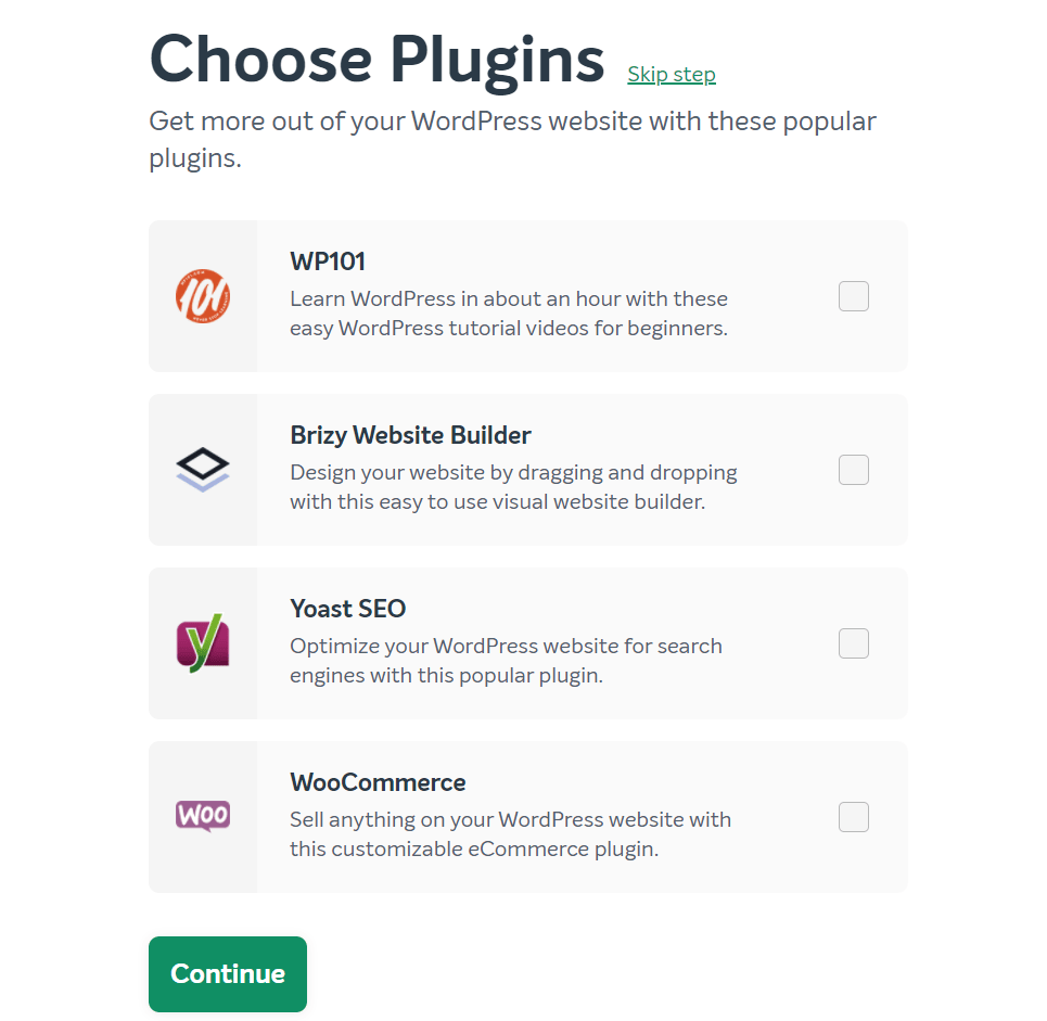 Choose plugin namecheap