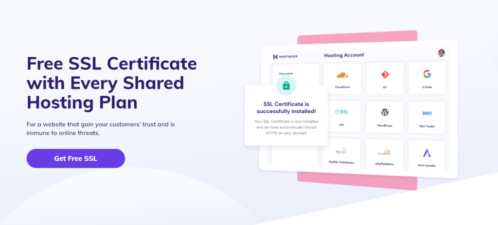 Hostinger SSL free