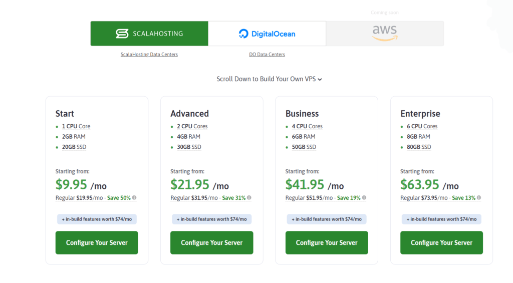 scala hosting  managed cloud vps