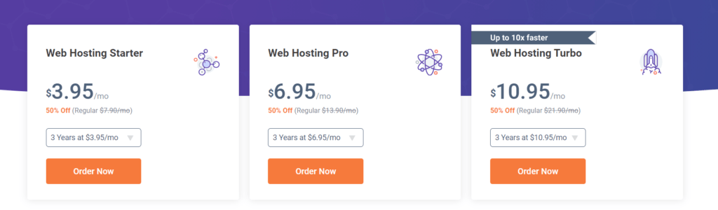 ChemiCloud web hosting plans pricing