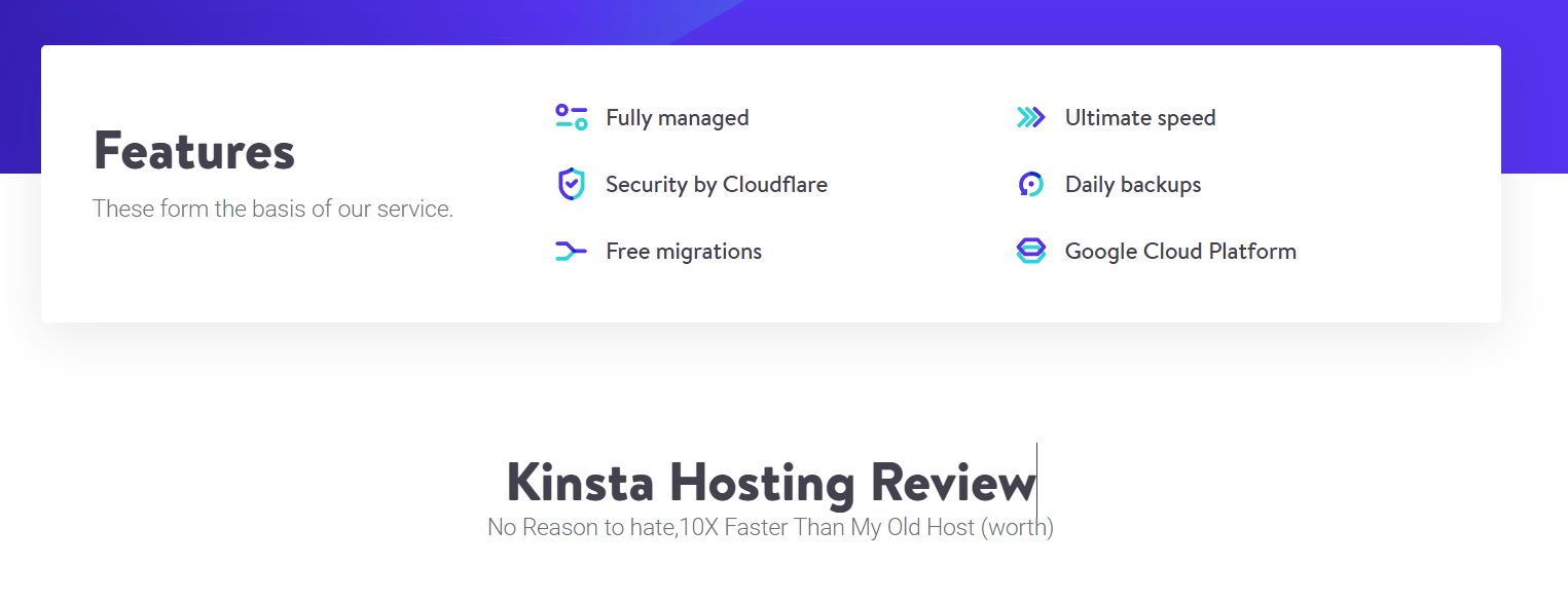kinsta web hosting review
