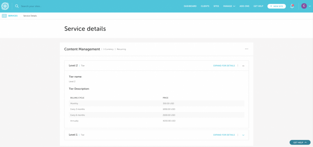 growth suite dashboard