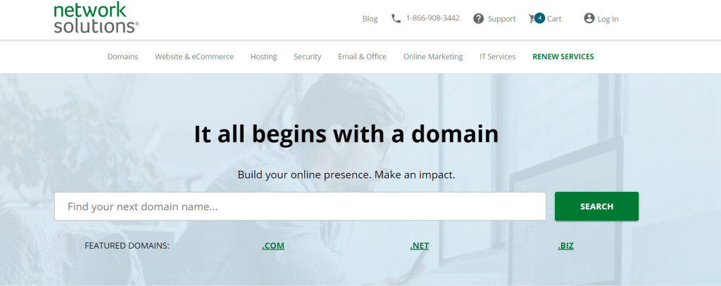 Network solutions domains