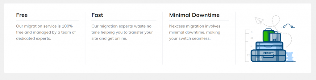 Nexcess website migration