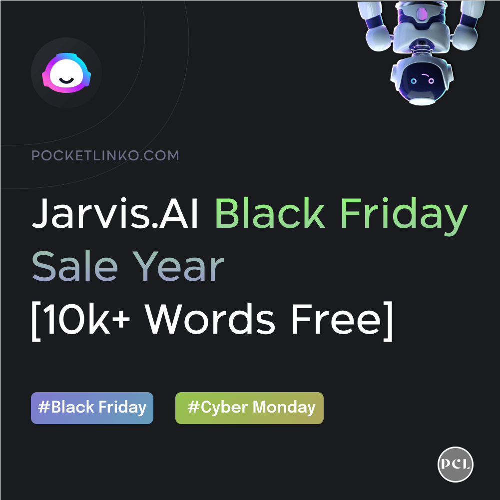 Jasper.aI Black Friday Deals 2022 [7 Day Trial + 10k Words Free]