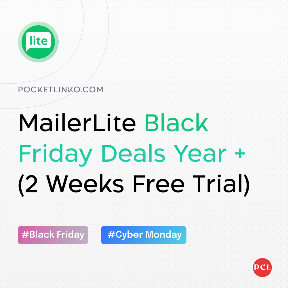 MailerLite Black Friday SAle Year