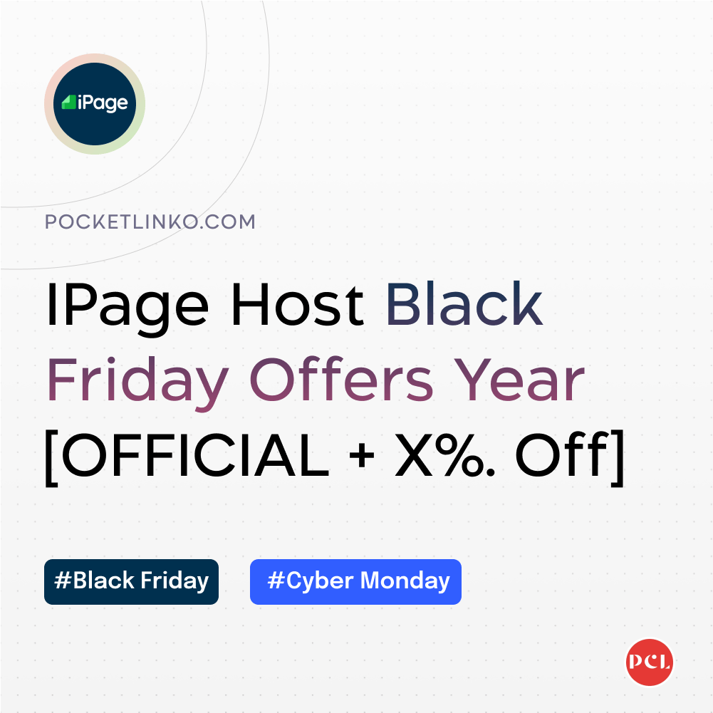 iPage Black Friday Deals 2022 [Free Domain + 75% Off]
