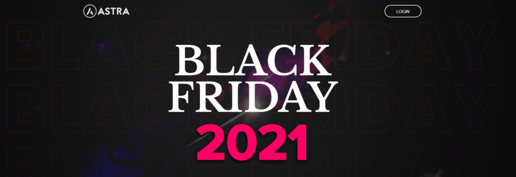 Astra Theme Black Friday Sale 2021