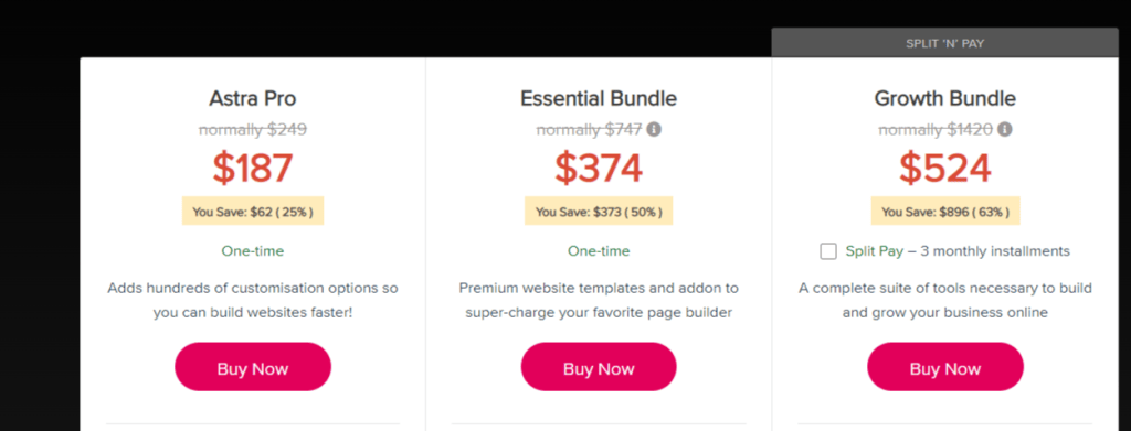 Astra Theme LifeTime Black Friday Deals