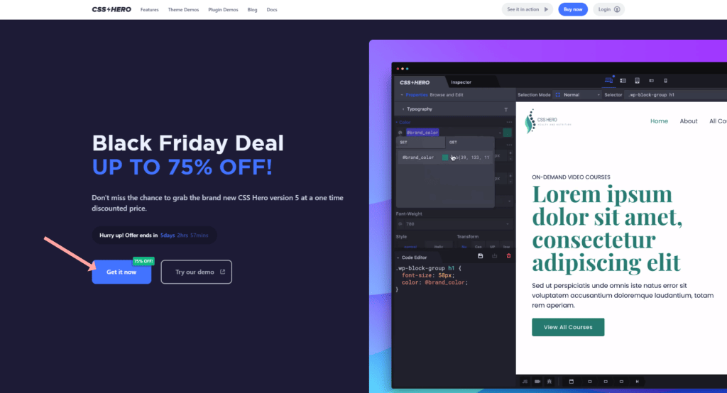 CSS Hero Black Friday Deals 2021