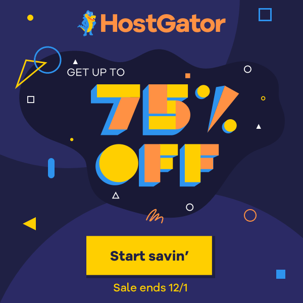 HostGator Black Friday Sale 2021