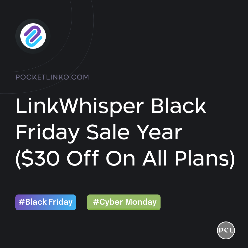 Linkwhisper black friday sale 