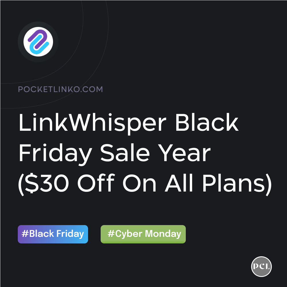 Linkwhisper black friday sale