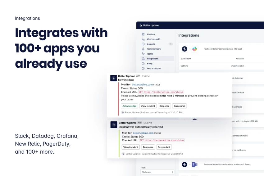 Betteryptime features