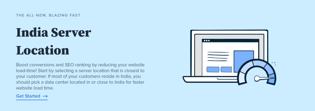 BlueHost India features