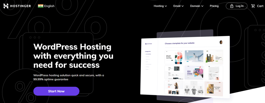 Hostinger Indian WordPress