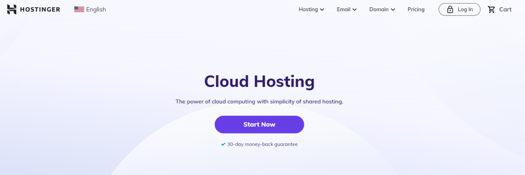 Hostinger cloud hosting