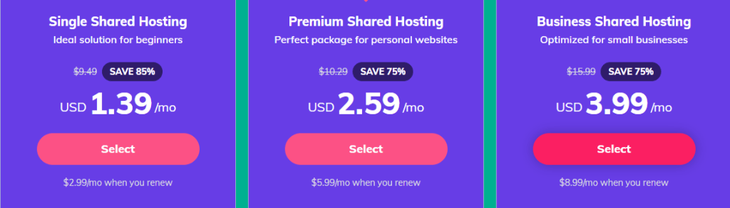 Hostinger-web-hosting-pricing