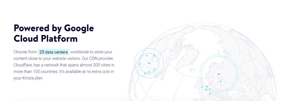 Kinsta features 