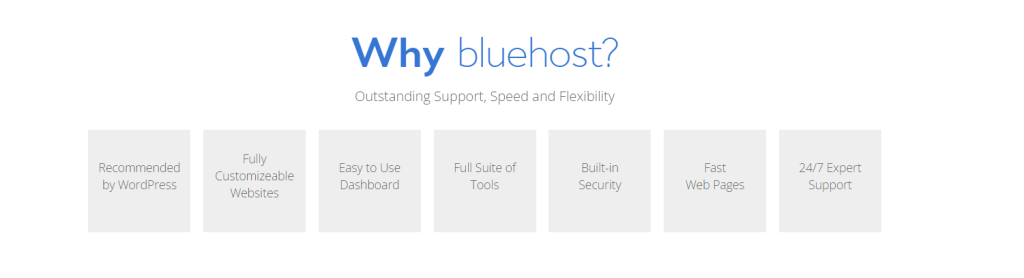 bluehost features