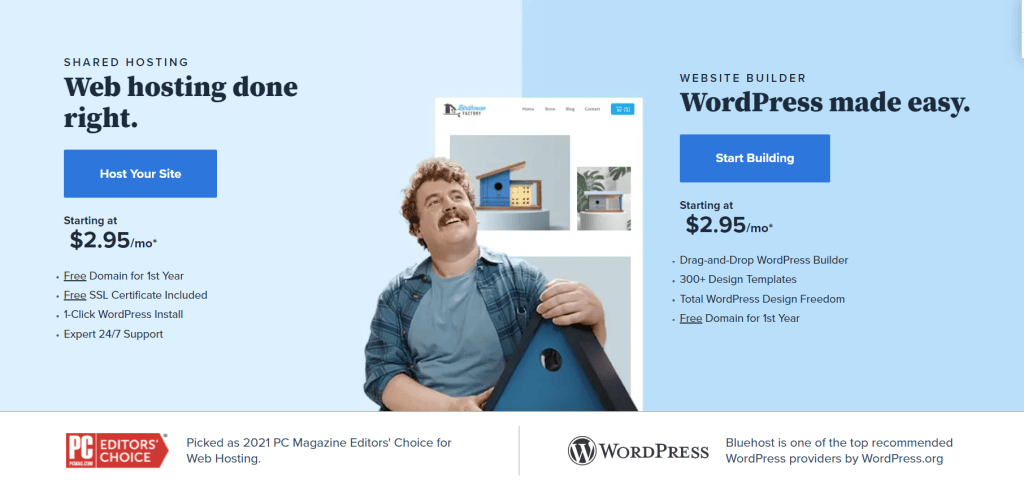 Bluehost web hosting 