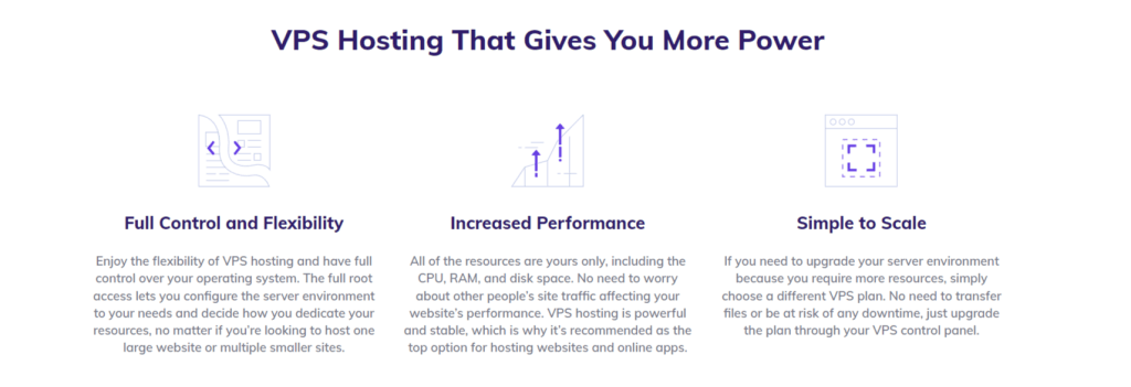 Hostinger VPS features