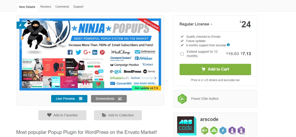 Ninja Popups Pricing