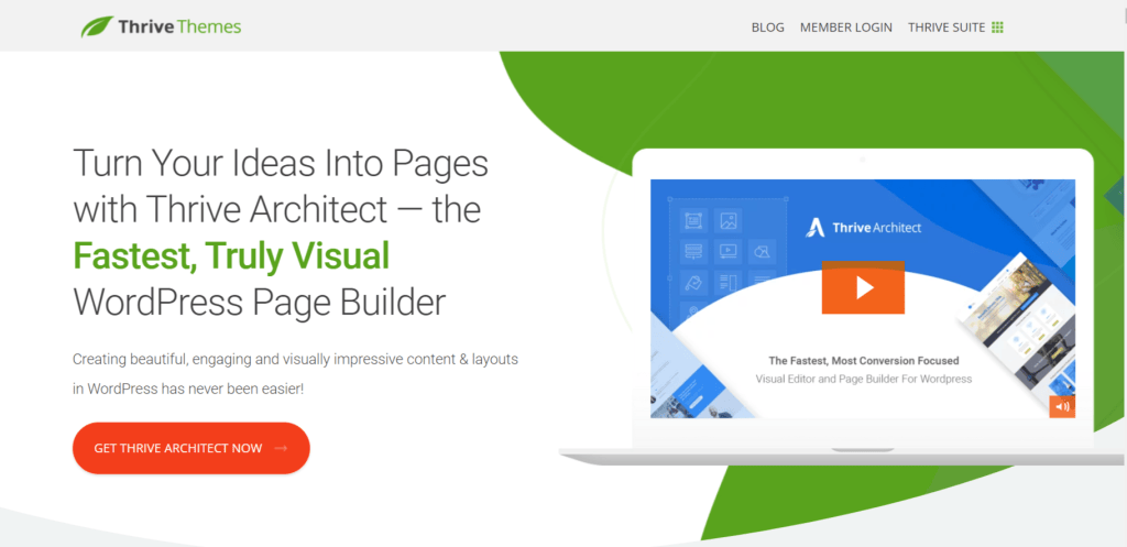 ThriveArchitect landing page builder