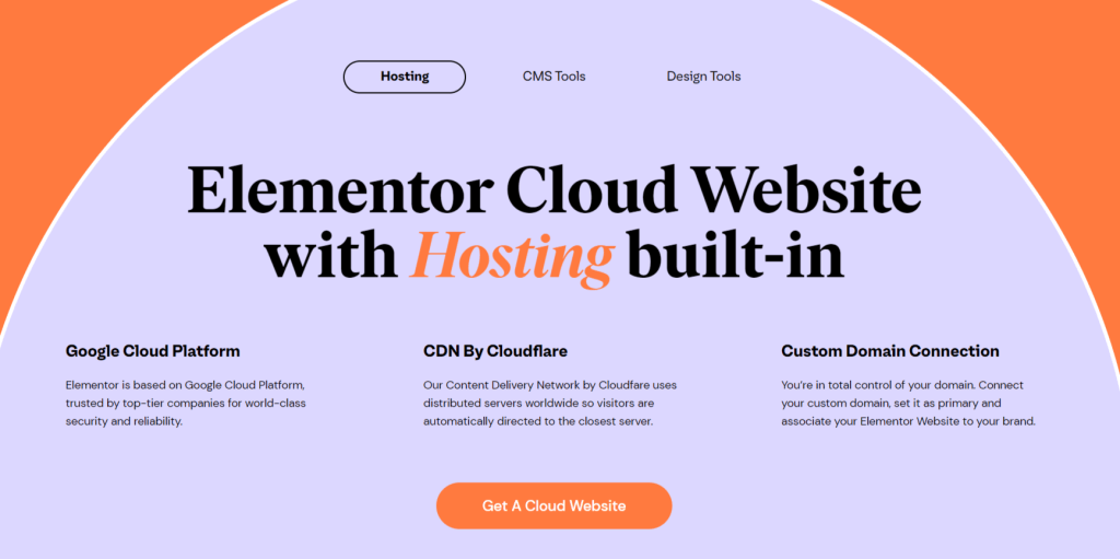 Elementor cloud hosting 