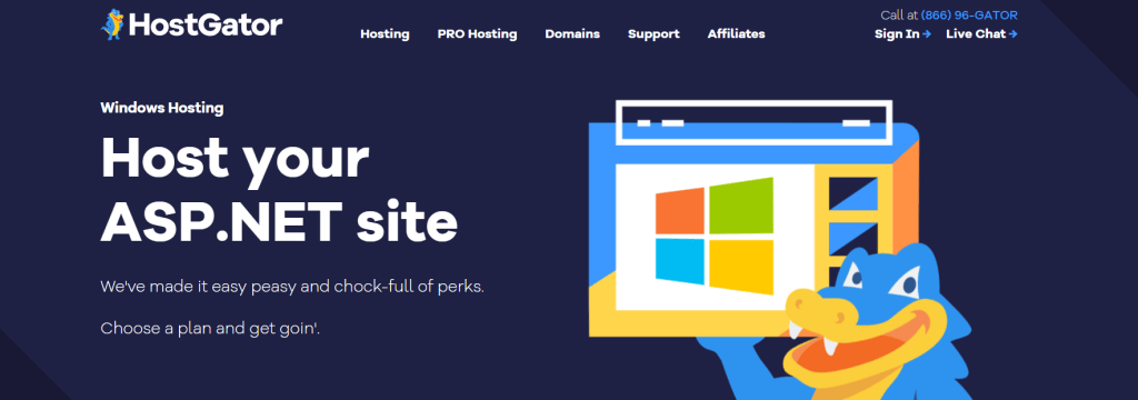 Hostgator windows hosting
