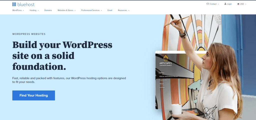 BlueHost WordPress Plans