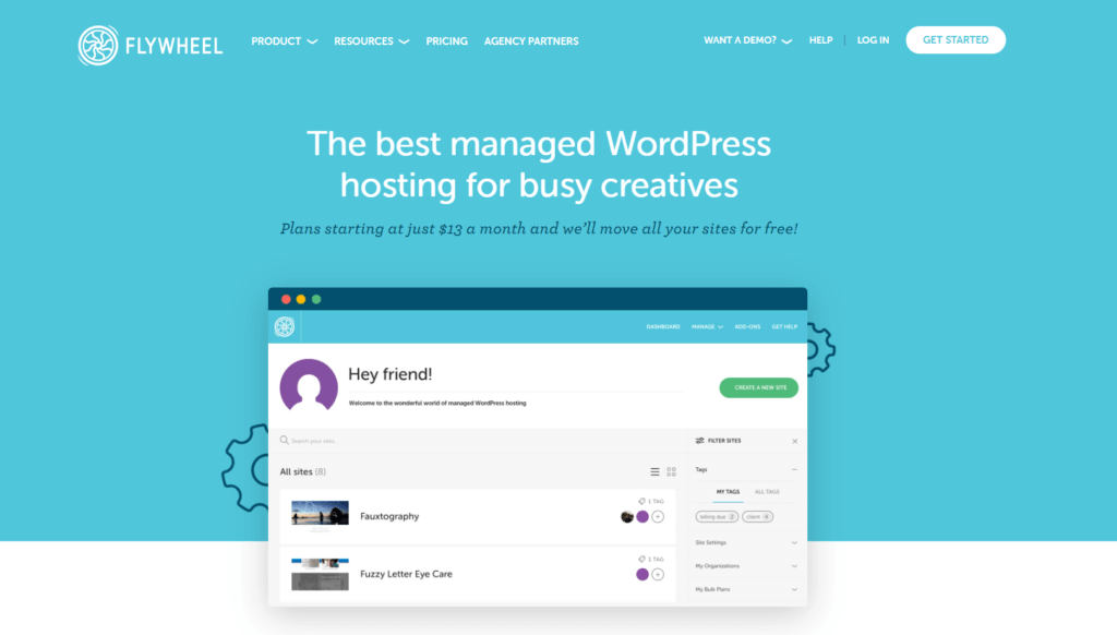 Flywheel managed wordpress hosting 