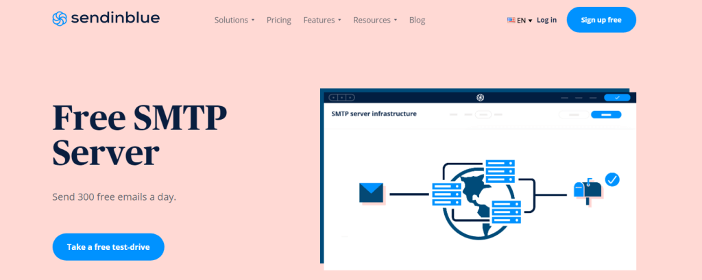 Sendinblue SMTP servers free