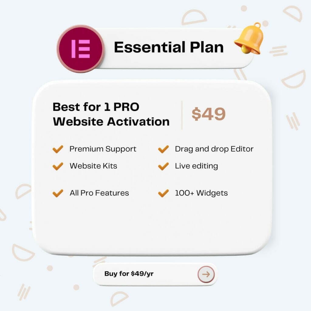 25% Off Elementor Pro Coupon Code Discount Official (March 2023) 6 elementor-essential-plan-review