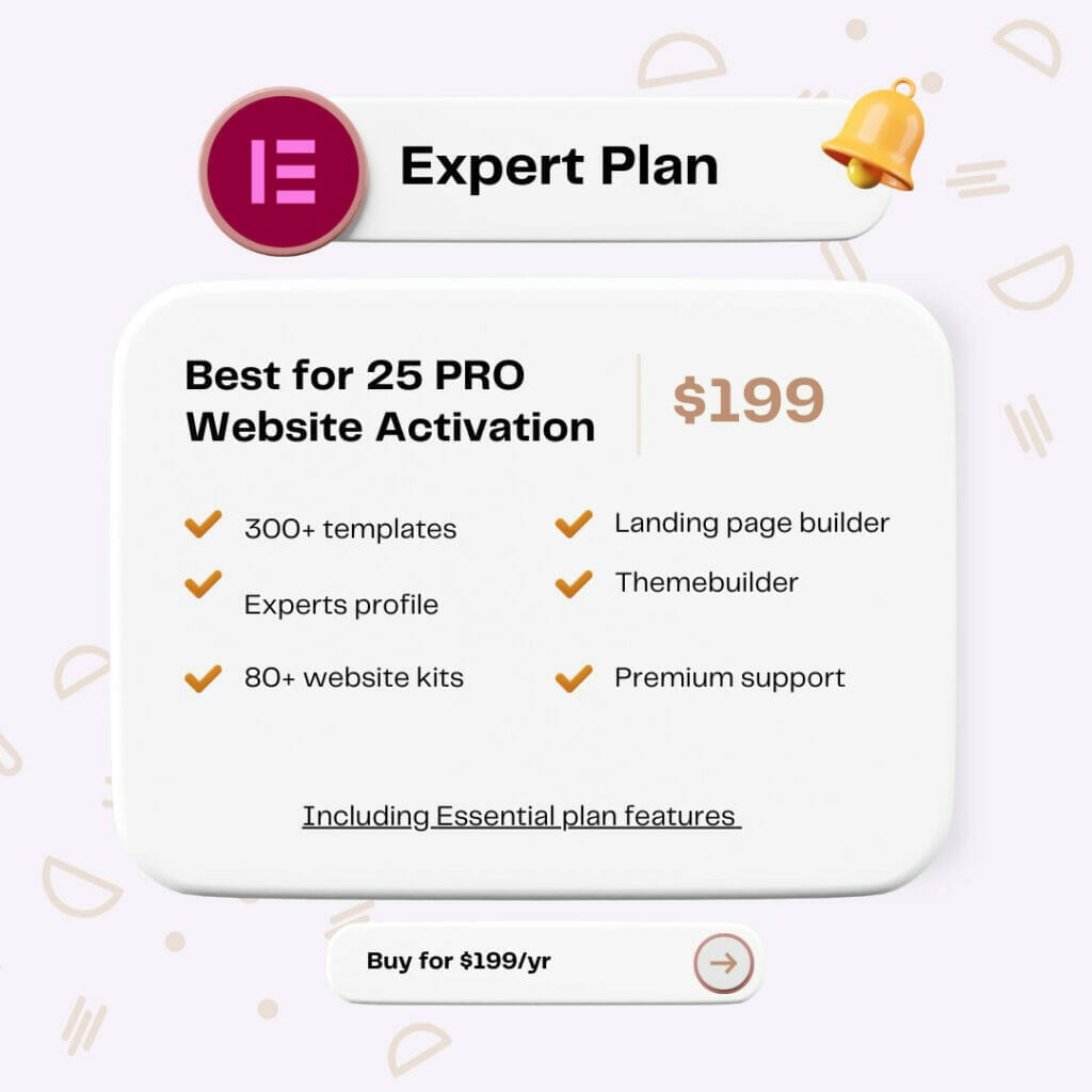 25% Off Elementor Pro Coupon Code Discount Official (March 2023) 7 elementor-expert-plan-review