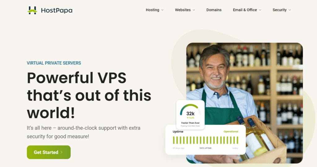 Hostpapa VPS hosting