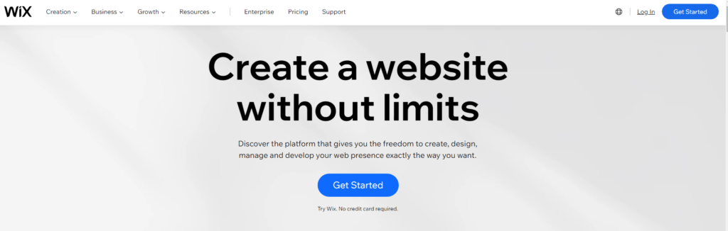 wix website builder