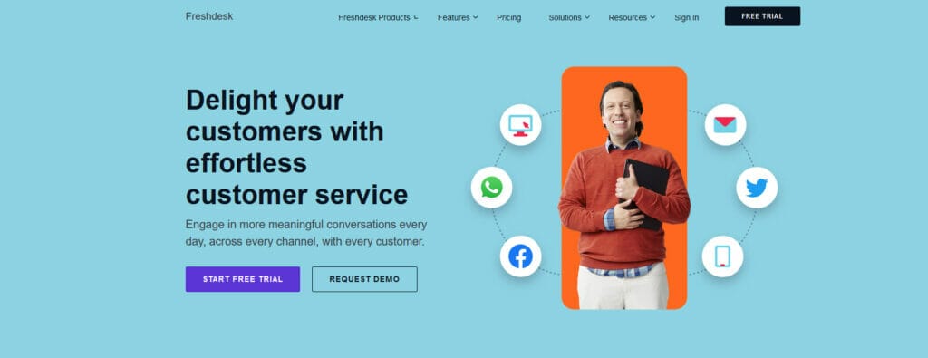 freshdesk customer service software