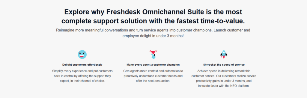 Freshdesk features