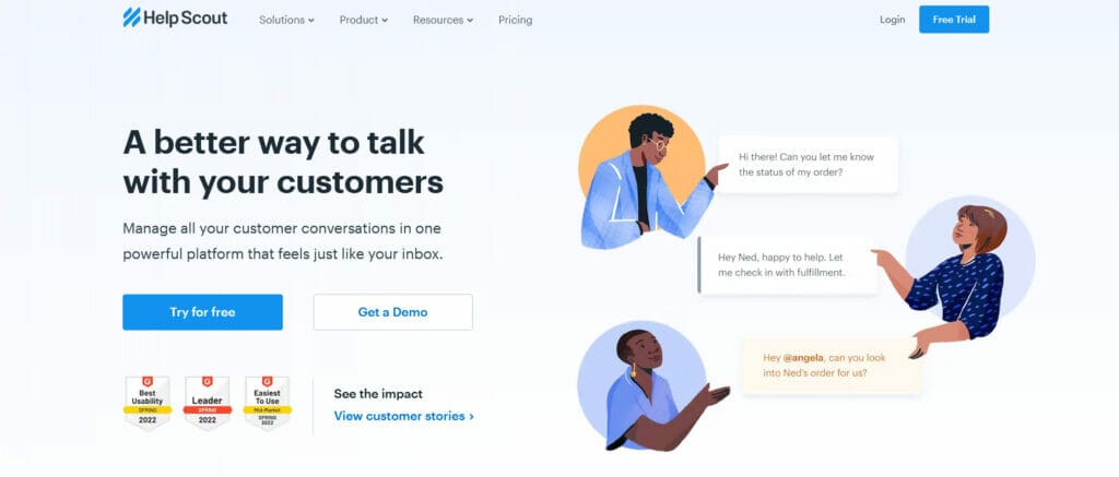 helpscout customer service platform